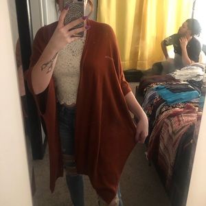 Burnt Orange Cardigan
